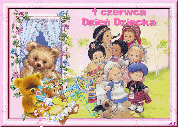 Dzieci  ogłaszają 1 czerwca Dzień Dziecka.